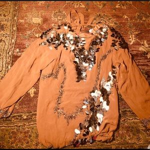 Malene Briger Sequine Top